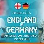 Seru, Inggris VS Jerman Berhadapan di Euro, Saksikan di MolaTV