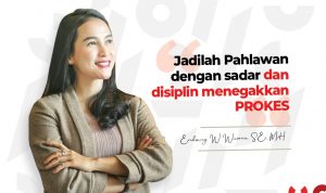 HUT Kemerdekaan RI ke 76, Endang Wasiati Wierono Ajak Disiplin PROKES