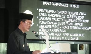 Rapat Paripurna ke 15, Harnojoyo Sampaikan Tiga Raperda