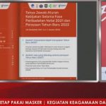 Edukasi Publik, Buku Saku Tanya Jawab Nataru 2021/2022 dan Jingle #mulaidarikamu Diluncurkan