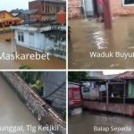 Diguyur Hujan Deras, Sebagian Wilayah Palembang Lumpuh Diterjang Banjir
