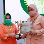 Jeane Andini Rifandi Putra Ketua Dharma Wanita Kecamatan Kertapati Raih Juara 1 Tingkat Kota Palembang