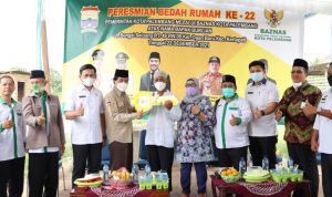 Zainal Abidin Ikut Resmikan Bedah Rumah Dari BAZNAS, Rifandi Putra Sekcam Kertapati Basnas Dari Umat Untuk Umat