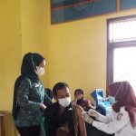 TP-PKK Desa Pulau Parang Adakan Vaksin, Krisna Novi : Kita Dukung Program Banyuasin Sehat