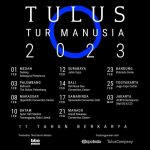 Selebrasi 11 Tahun Berkarya, Konser ‘TULUS Tur Manusia 2023’ Hadir di Palembang