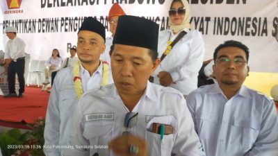 DPC Jari Raya Palembang Akan Berjuang Untuk Prabowo