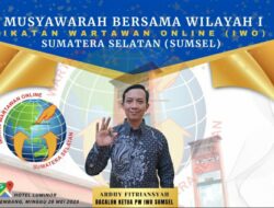 CEO MATTANEWS.CO Resmi Calonkan Diri Sebagai Ketua IWO Sumsel