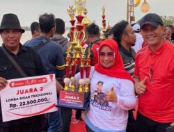 Berkat Kerja Keras Tim, Laskar Heri Amalindo Juara II Lomba Bidar Tradisional