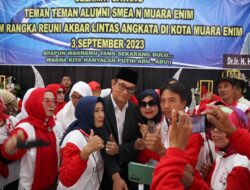 Reuni Akbar SMEA N Muara Enim, Alumni Teriakan Heri Amalindo Gubernur
