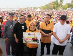 Dihadiri Ribuan Orang, Heri Amalindo Penuhi Undangan Senam Sehat KKI Sumsel