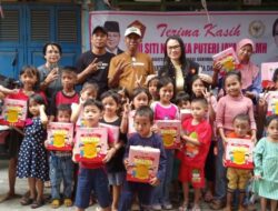 Sosialisasikan Pencegahan Stunting, Srikandi Gerindra Siti Nurizka Berikan Bantuan Biskuit Balita dan Ibu Hamil