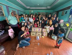 Siti Nurizka, Srikandi Gerindra Tunjukan Konsistensi Cegah Stunting dengan Bagikan Biskuit Balita dan Ibu Hamil