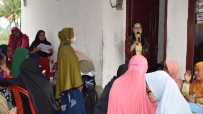 Siti Nurizka, Srikandi Gerindra Serap Aspirasi Ibu-ibu Pengajian di Selangit Kabupaten Musi Rawas