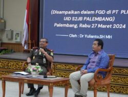 Terus Bersinergi, PLN dan Kejaksaan Tinggi Sumsel Gelar Knowledge Sharing Mitigasi Korupsi di Perusahaan Negara