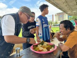 Hadiri Silahturahmi Komunitas Sepak Bola, Novembriono Siap Majukan Olahraga Sepak Bola di Palembang