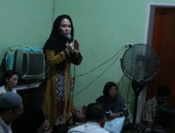 Siti Nurizka, Anggota Legislatif dari Partai Gerindra Kunjungi Warga di Talang Jambe