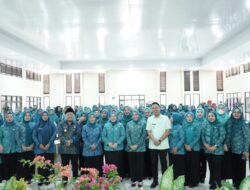 TP PKK Palembang Halal Bihalal di Kecamatan Gandus