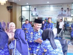 Halal Bi Halal Dengan Keluarga Besar Dinas Pendidikan, Ini di Sampaikan Ratu Dewa