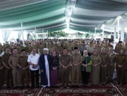 Halal Bi Halal, Ratu Dewa Apresiasi Kinerja Jajarannya