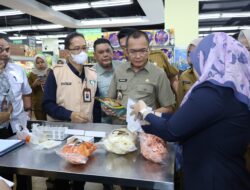 Pastikan Keamanan dan Stok Pangan, Pj Sekda Palembang Sidak Dua Pasar Modern