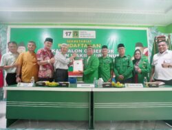 Antarkan Berkas Formulir, Mawardi Berharap di Dukung Partai PPP