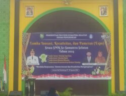 Lomba Inovasi Kreativitas dan Pameran (Expo) Siswa SMK Se Sumsel Tahun 2024, Kabid SMK Mondyaboni: Siswa Bisa Terus Berinovasi dan Berkreativitas