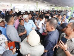 Ratusan Motor dan Ribuan Warga Sambut Kedatangan Mawardi Yahya di OKUT