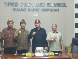 DPRD Sumsel Dukung Penuh Adanya Perda Seni Budaya