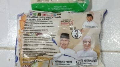 Bawaslu Sumsel Didesak Usut Tuntas Dugaan Politik Uang Paslon Matahati Lewat Pembagian Sembako