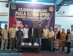 Antusias Ratusan Peserta Ikuti Kejuaraan Biliar Piala Ketua DPRD Provinsi Sumatera Selatan Tahun 2024