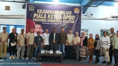 Antusias Ratusan Peserta Ikuti Kejuaraan Biliar Piala Ketua DPRD Provinsi Sumatera Selatan Tahun 2024