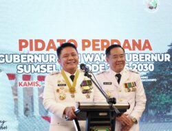 Sampaikan Pidato Perdana, Herman Deru: Saya Tidak Berubah dan Akan Tetap Bawa Sumsel Lebih Baik Lagi