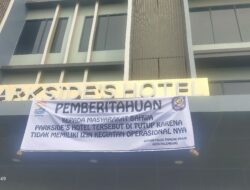 Tak Ada Izin, Ketua Komisi III DPRD Palembang: Sudah Sewajarnya Hotel Parkdise’S Ditutup