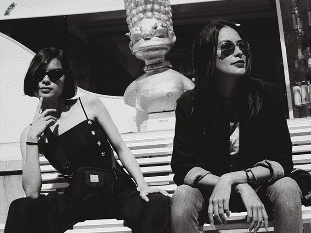 Kebersamaan Sophia Latjuba dan Eva Celia