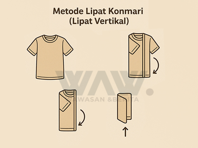 metode lipat konmari