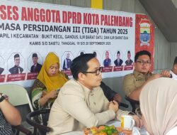 Reses DPRD Palembang Dapil 1, Yustin: Berharap Adanya CSR Dari Hotel Untuk Dunia Pendidikan