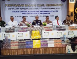 Jelang Penutupan Tahun 2025, Kanwil Bea Cukai Sumbagtim Musnahkan Barang Hasil Tindakan