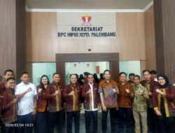 Ratu Dewa Resmikan Sekretariat BPD HIPMI kota Palembang