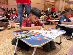 Ribuan Anak Meriahkan Lomba Mewarnai Alfamart dan SGM Eksplor di Palembang