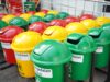 PT Pegadaian (Persero) Kantor Wilayah III Sumbagsel Salurkan Tempat Sampah Tiga Warna, Dukung Palembang Jadi Kota Bersih
